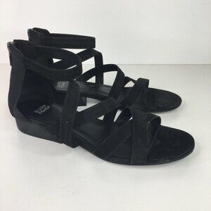 Eileen Fisher Strappy Black Sandals 8.5